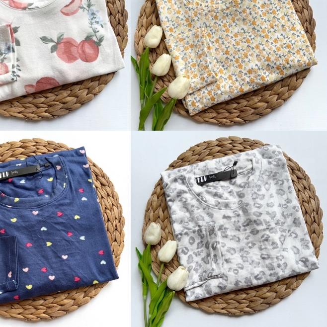 ➾ READYBASIC - BAJU KAOS LENGAN PANJANG BAHAN RAJUT PREMIUM MOTIF ✺