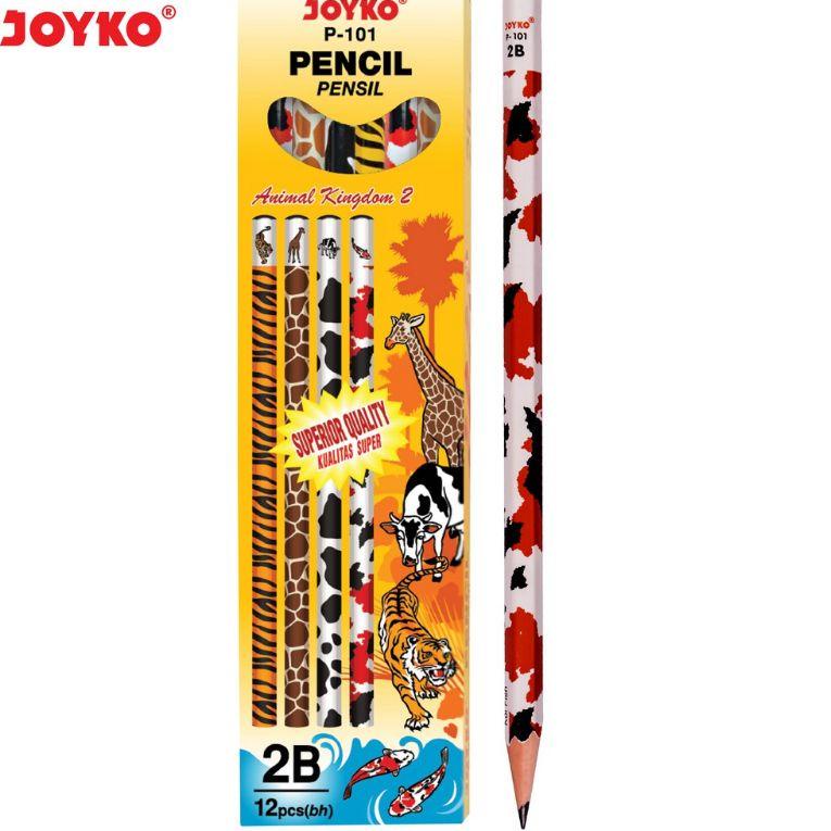

(E9J4).. Pensil 2B Joyko P-101 / (12pcs) //Naik@daun