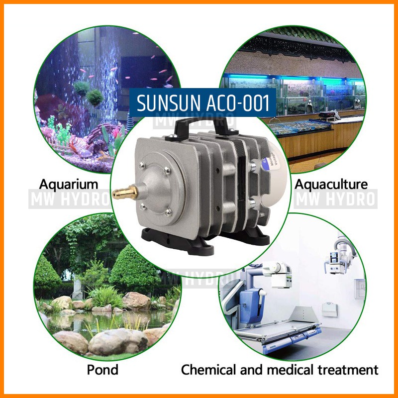 SUNSUN Yuting ACO-001, Electromagnetic Air Pump, Aerator / Pompa Udara