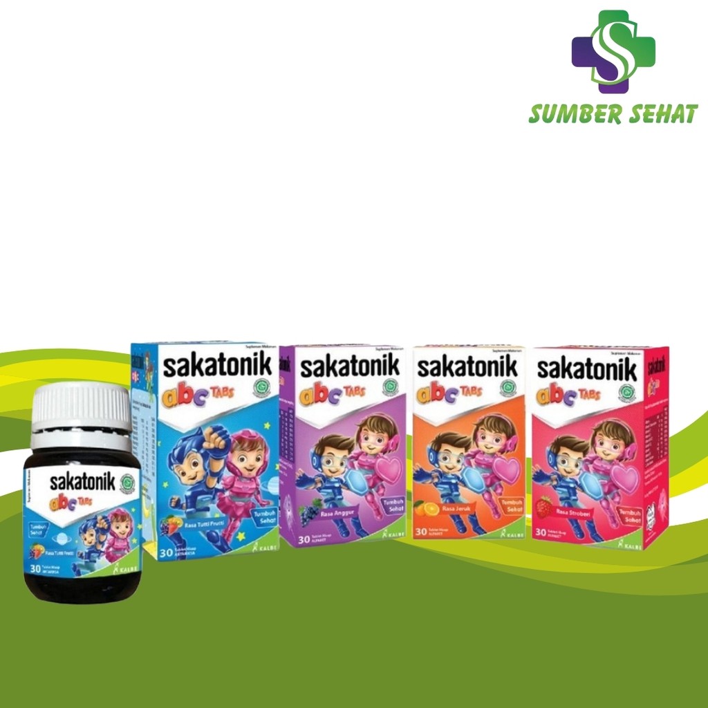 SAKATONIK ABC BOTOL 30 TABLET HISAP