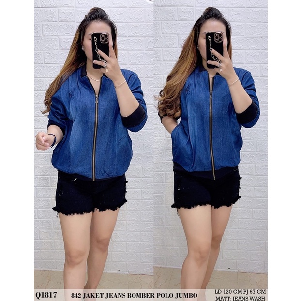 842.17 JAKET JEANS BOMBER POLO JUMBO Q1817