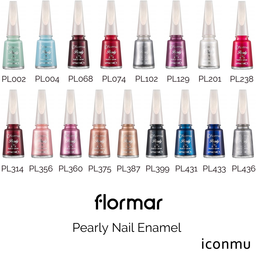  Flormar  Kutex Pearly Nail Enamel Nail Polish Dari Turki 