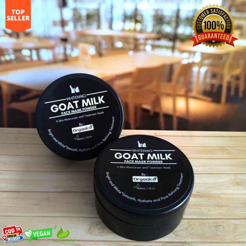 Masker Susu Organik Goat Milk Masker Pemutih Masker Wajah Organico
