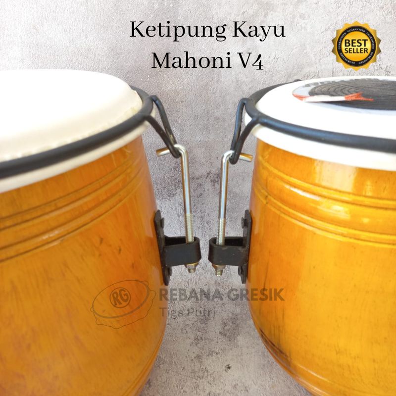 ketipung kendang kendang dangdut gendang dangdut satu set kayu mahoni