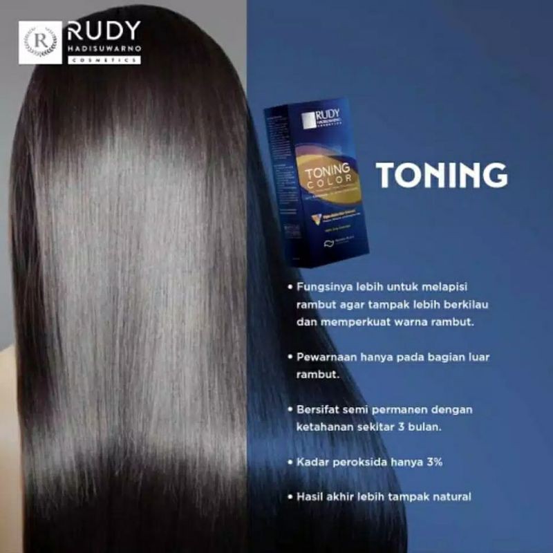 RUDY HADISUWARNO Toning Color Natural Color / Toning Rudi