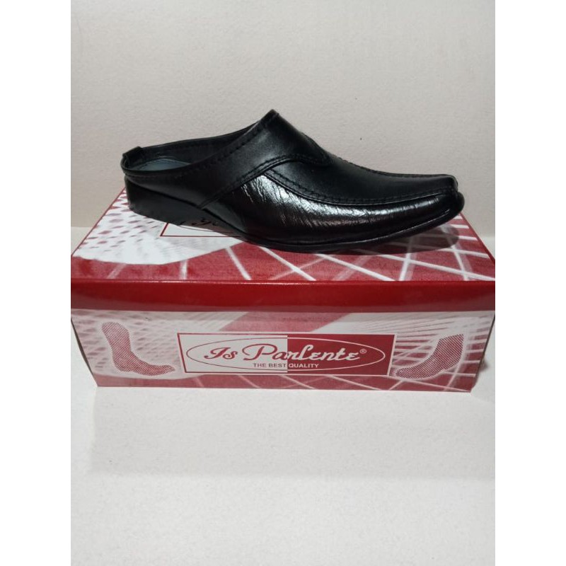 [IS PARLENTE] SEPATU SENDAL / SELOP PANTOPEL KULIT ASLI (38 - 47)