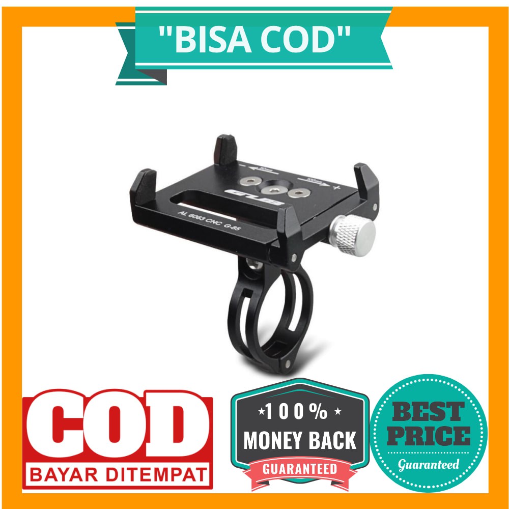 BISA COD GUB Smartphone Holder Sepeda - G85 - Black