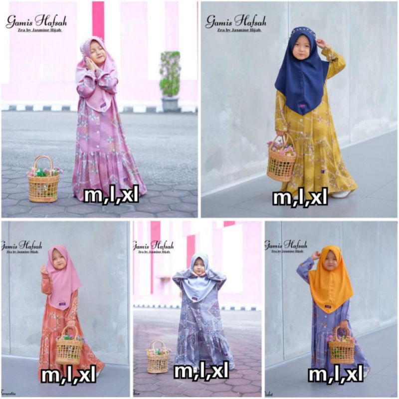 GAMIS HAFSAH Zea By JASMINE HIJAB