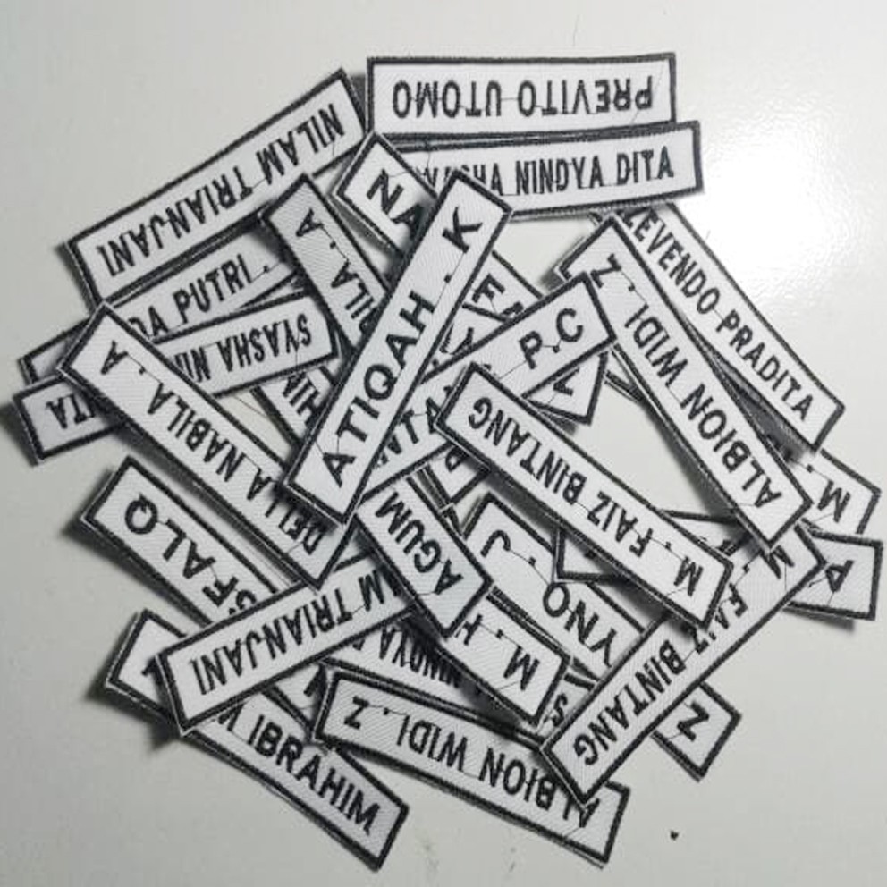 

Papan Nama Bordir custom sesuai keinginan