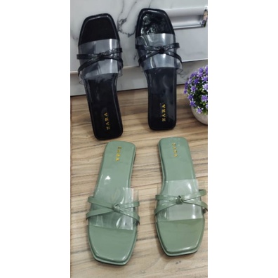 sandal flat wanita selop