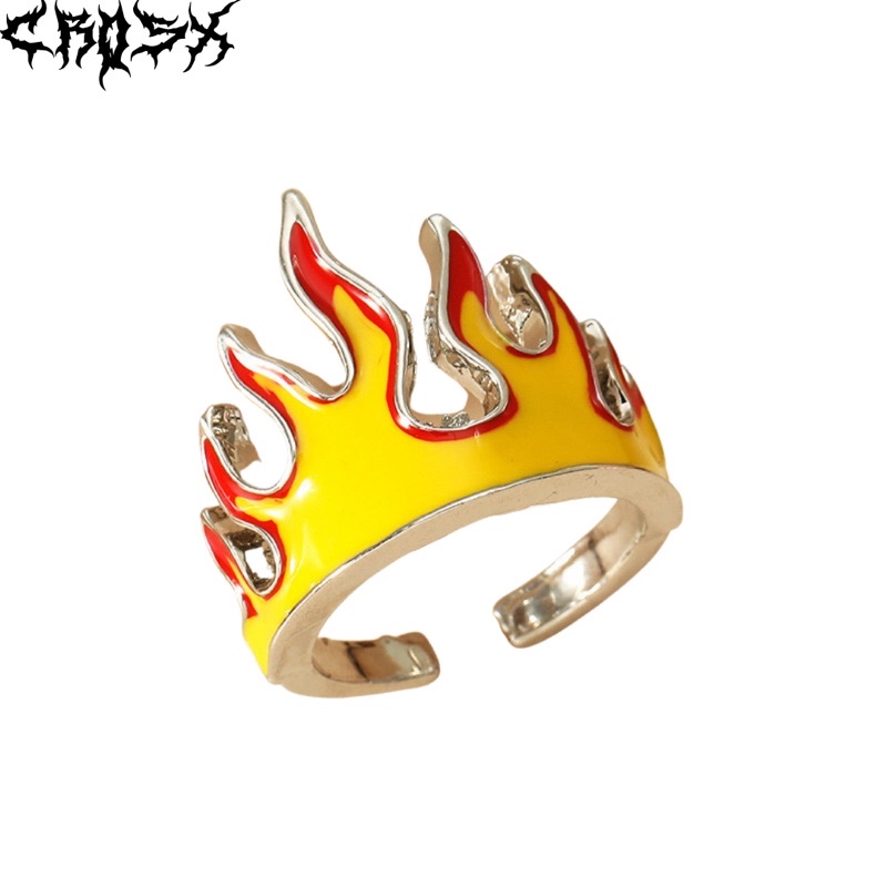 FIRE FLAME RING / CINCIN API / AESTHETIC RING / CINCIN ESTETIK / CINCIN AESTHETIC / CINCIN PRIA / CINCIN WANITA / CINCIN PRIA WANITA