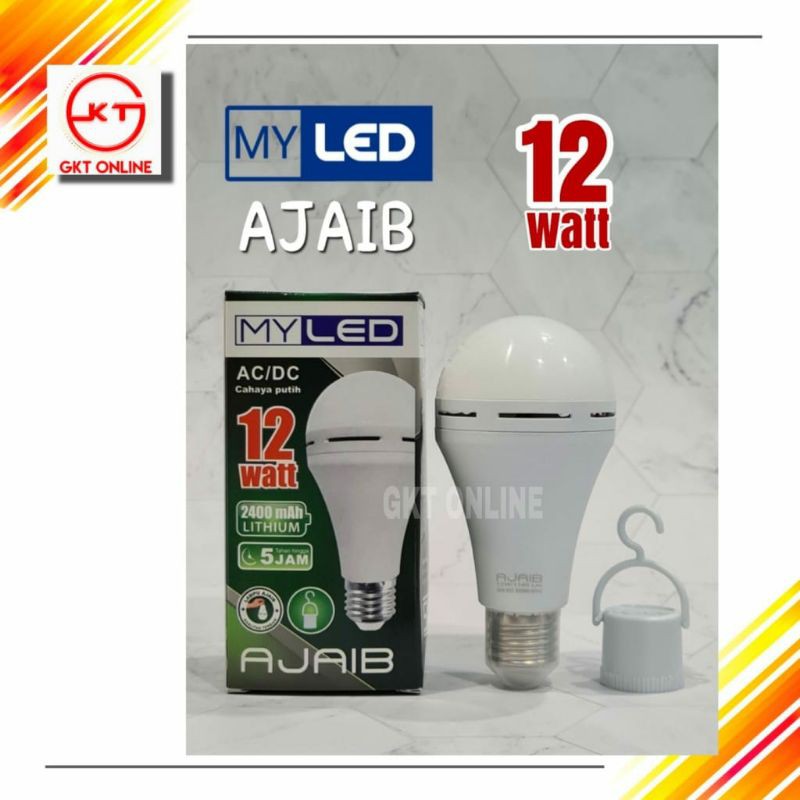 Lampu Emegency My Led Lampu Sentuh Ajaib 12 Watt My Led