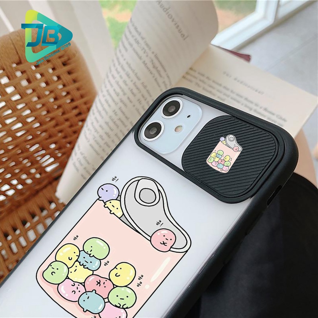 SOFTCASE SLINGCASE SLIDE PELINDUNG KAMERA CAT SAMSUNG OPPO VIVO REALME IPHONE XIAOMI ALL TYPE JB5140