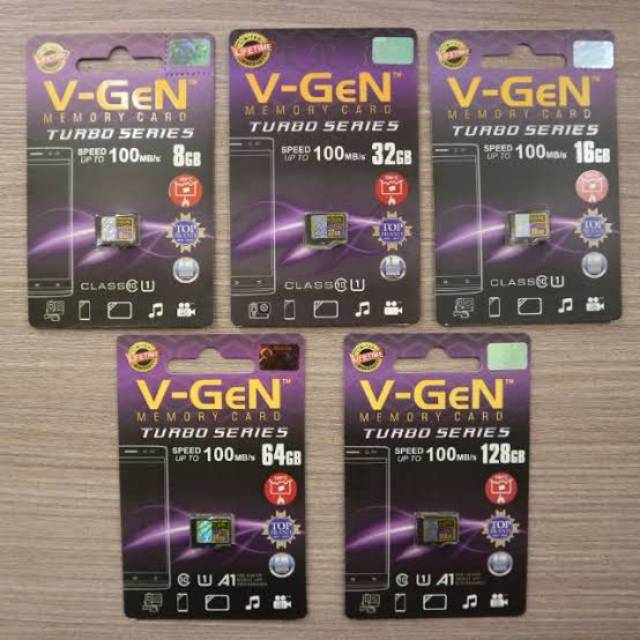 MMC V-GEN Turbo Series Micro SD Vgen 8GB 16GB 32G 64GB 16