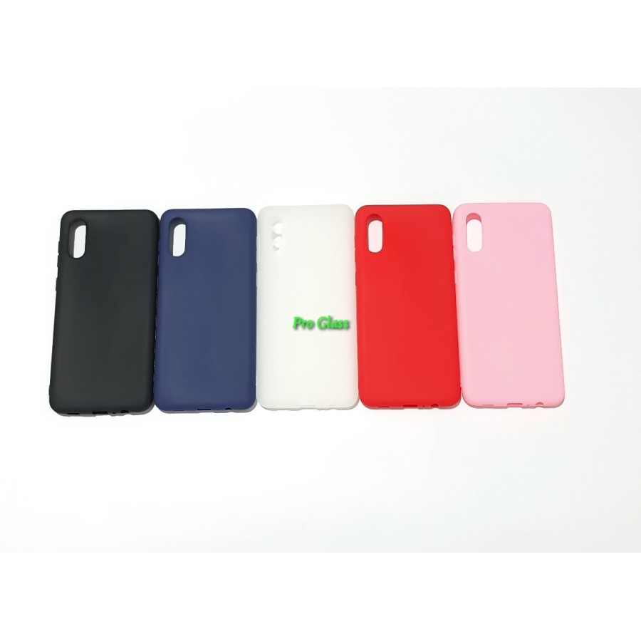 C107 Samsung M02 Colourful Ultrathin Silicone Matte Soft Case