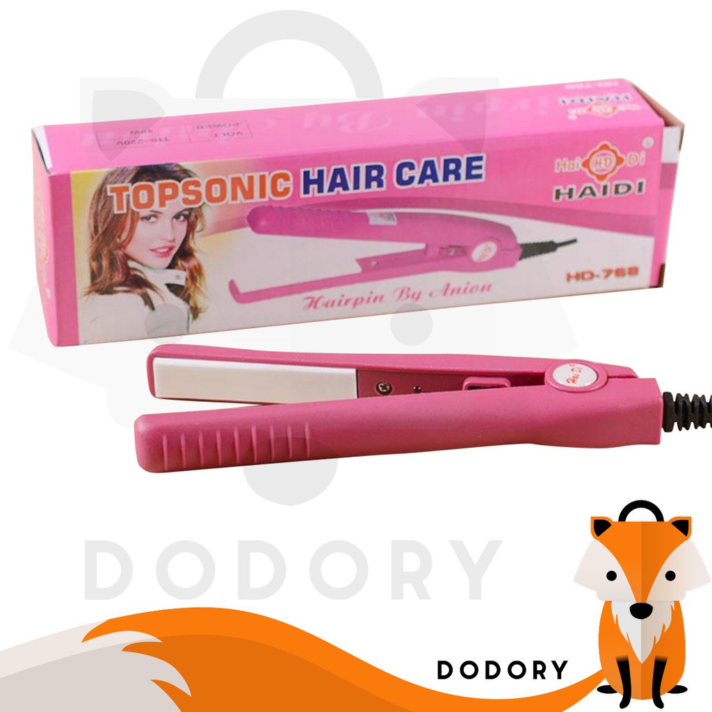 DODORY HD768 Catokan Rambut Mini Haidi Topsonic Hair Straightener Styling