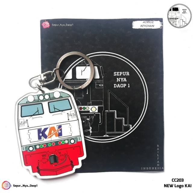 Gantungan kunci CC203 New logo