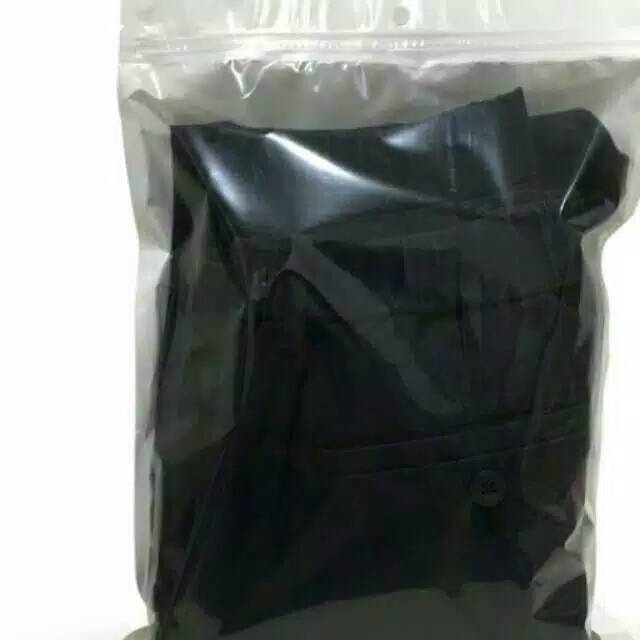 20 X 37 Min 100 Pcs Kantong Plastik Kemasan Bantal BKM2 + ZIP