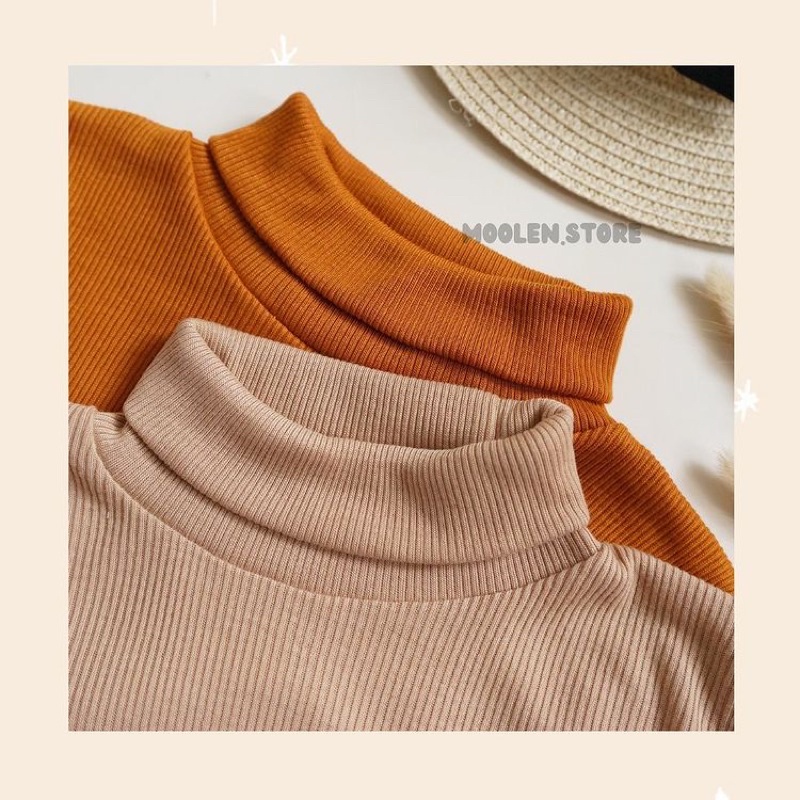 1 - 3 Tahun Turtleneck Anak Model Korean Style / Turtleneck Anak Umur 1-3 Tahun / Baju Turtleneck Anak Lengan Panjang / Baju Anak Kekinian / Kaos Turtleneck Anak Terlaris / Kaos Turtleneck Anak Unisex / Kaos Turtleneck Bahan RIB Premium/ Kaos Anak Keren