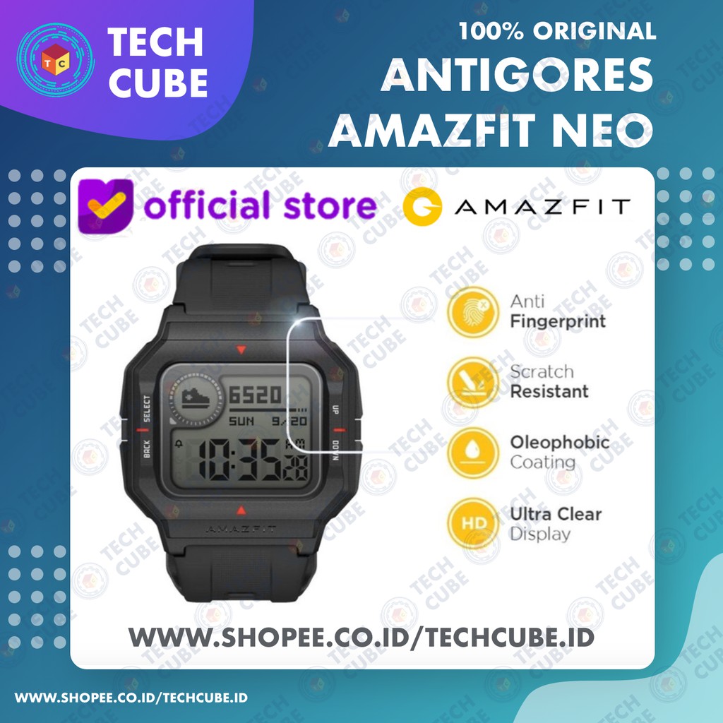 [ORIGINAL] Antigores Kaca Tempered Glass Amazfit Neo Retro Anti Gores