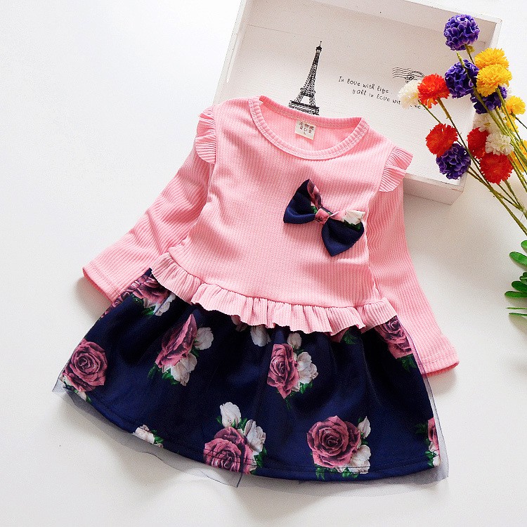 LittleAaron DRESS IMPORT WONDER ROSE EBV Baju Dress Anak Perempuan Import