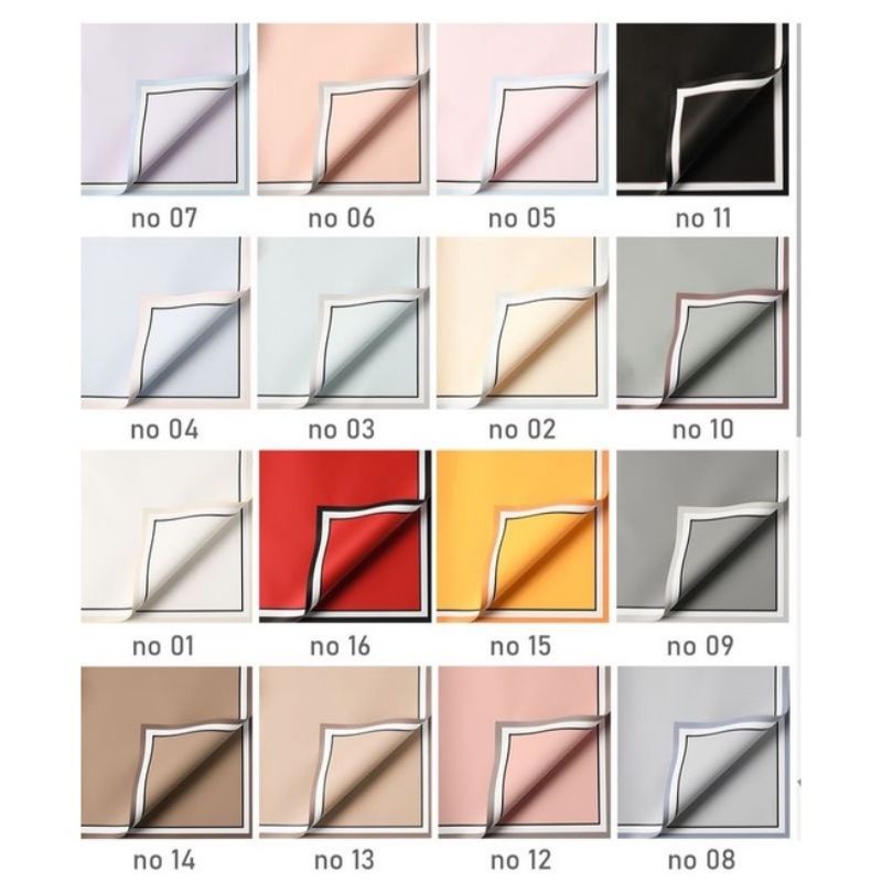 

(1 pcs) Flower wrapping Triple Line Cellophane florist kertas buket