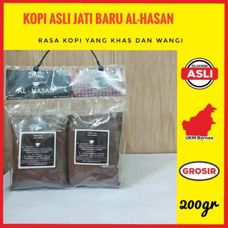 

Kopi Jati Baru khas Banjar Martapura Oleh Oleh Banjarmasin Kalimantan