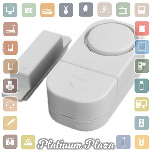 Alarm Pintu Rumah Anti Maling - White`5ZERUW-