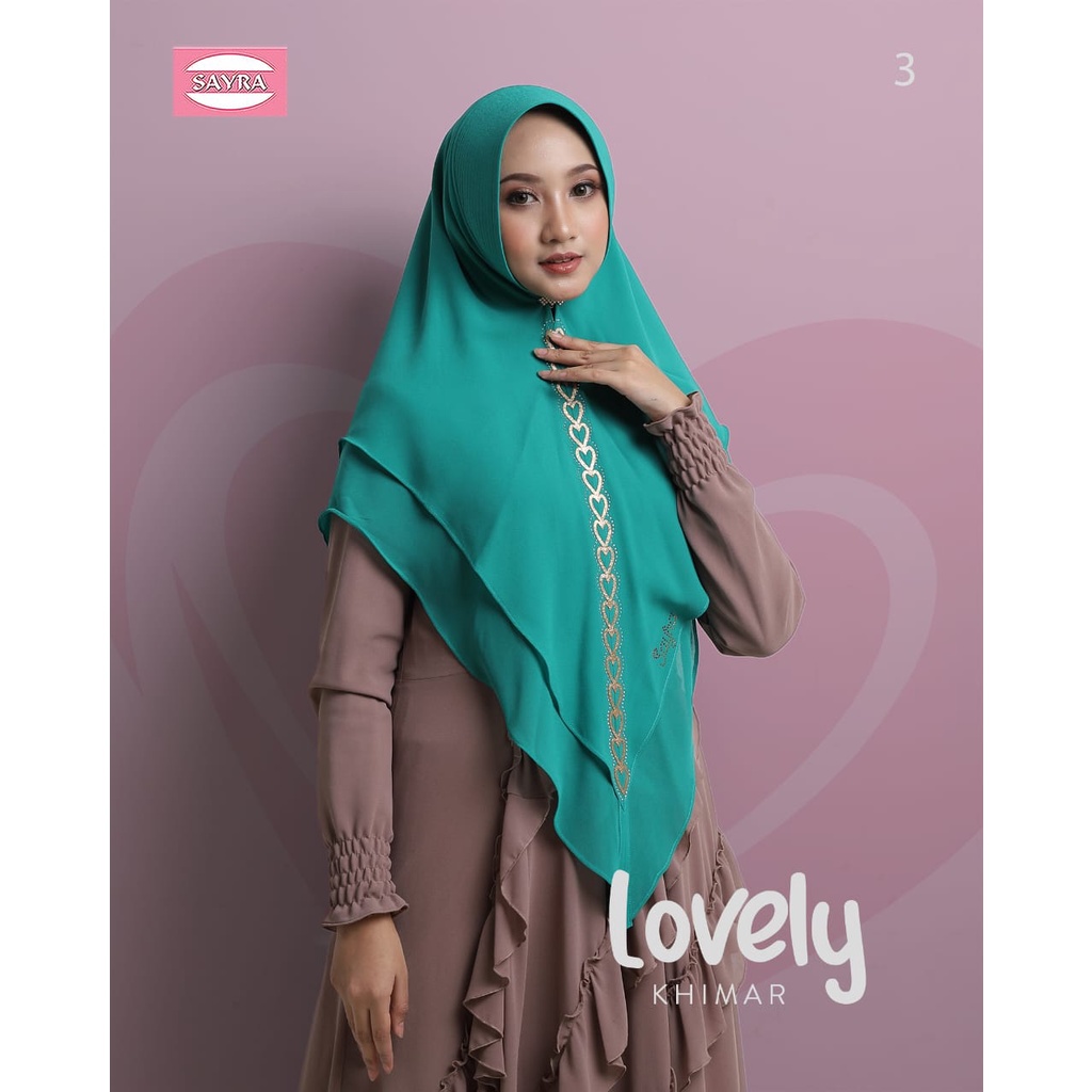 Jilbab Syari Khimar Lovely Ori Sayra SAYRA1