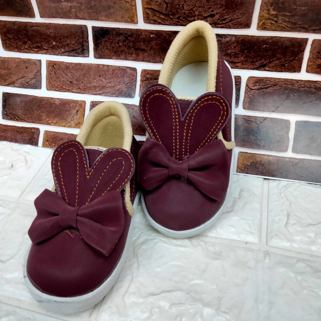 mandirishoesstore-SEPATU KELINCI KUPING ANAK 1 2 3 TAHUN HAY03