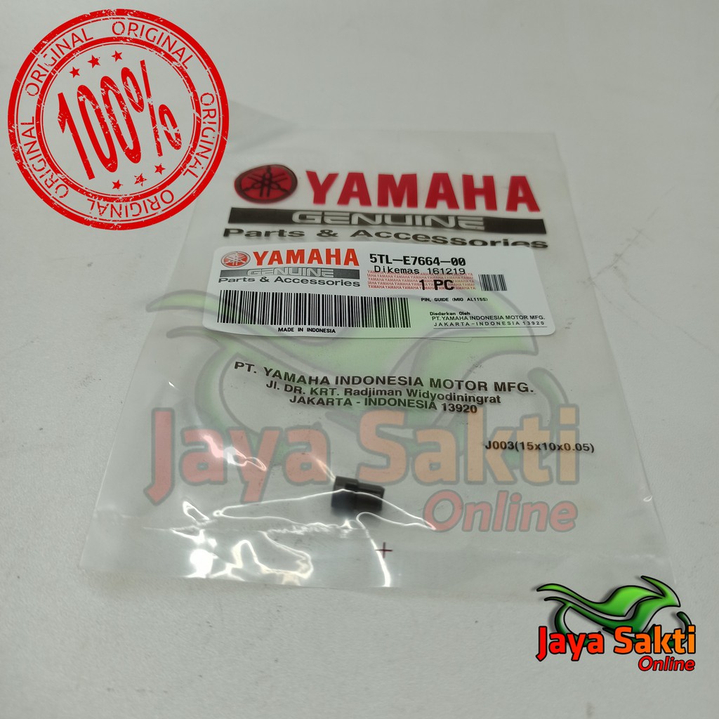 PEN PIN GUIDE SATUAN MIO KARBU - SOUL KARBU - FINO KARBU - NOUVO - MIO J ASLI YAMAHA