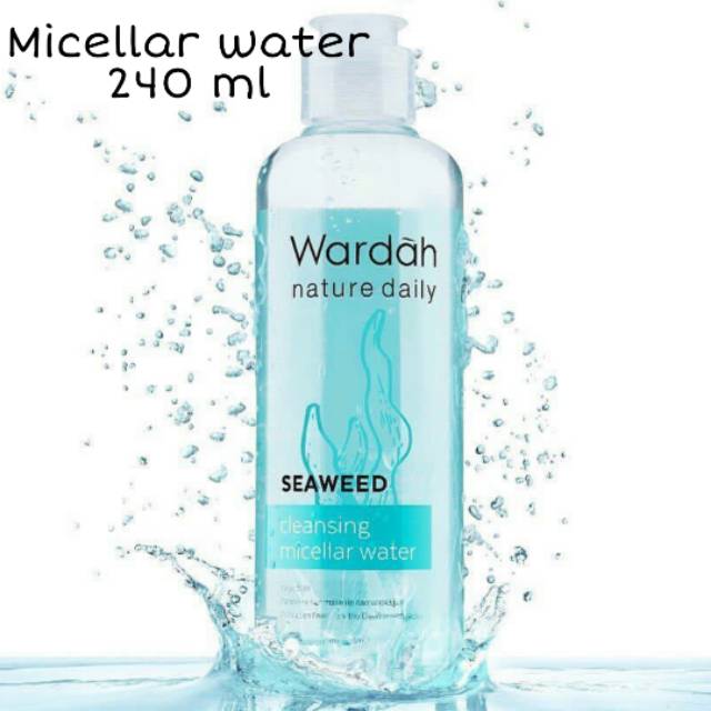 WARDAH nature daily SEAWEED Cleansing Micellar Water 240 ml