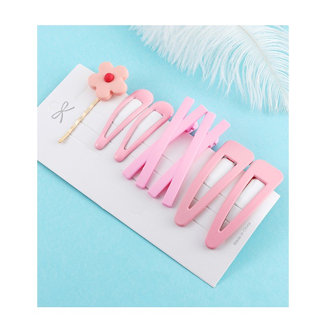 LRC Jepit Rambut Fashion Flower Matte Hair Clip Set Y61658