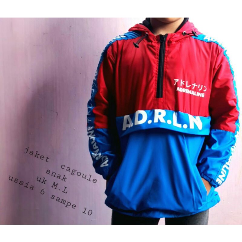 jaket CAGOULE 3D Anak premium/anak lakilaki /perempuan