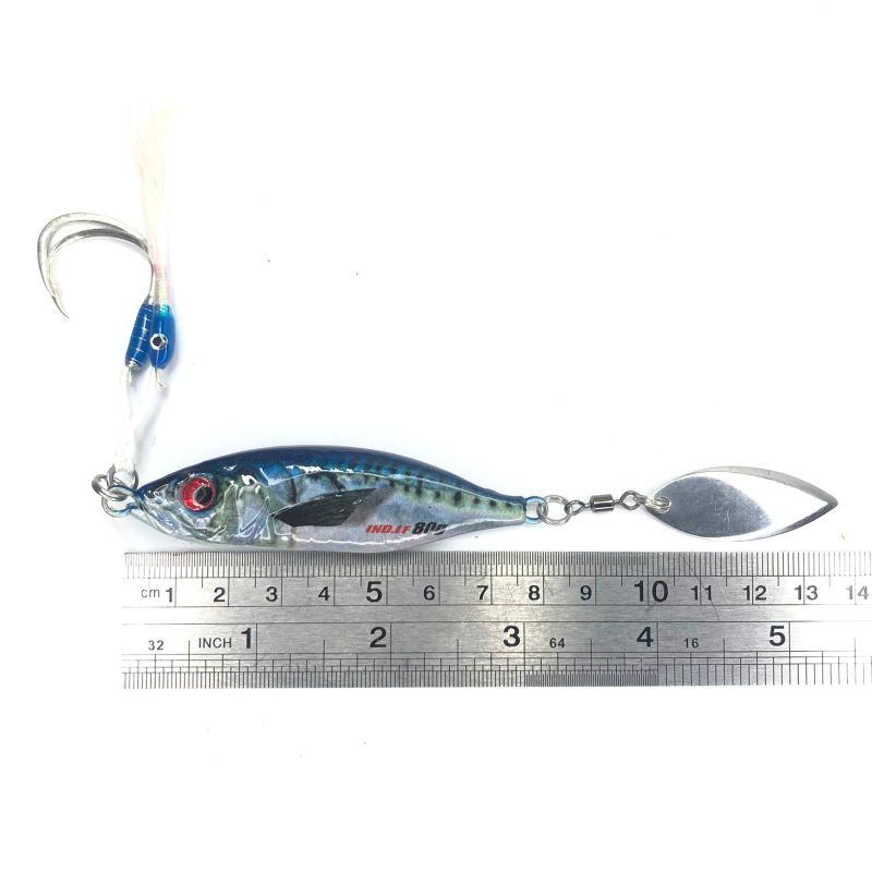 Metal Jig Little Jack GID 60gr - 80gr + Double Assist