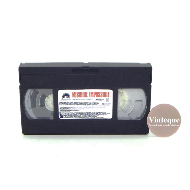 Kaset VHS Film Mission Impossible Tahun 1996