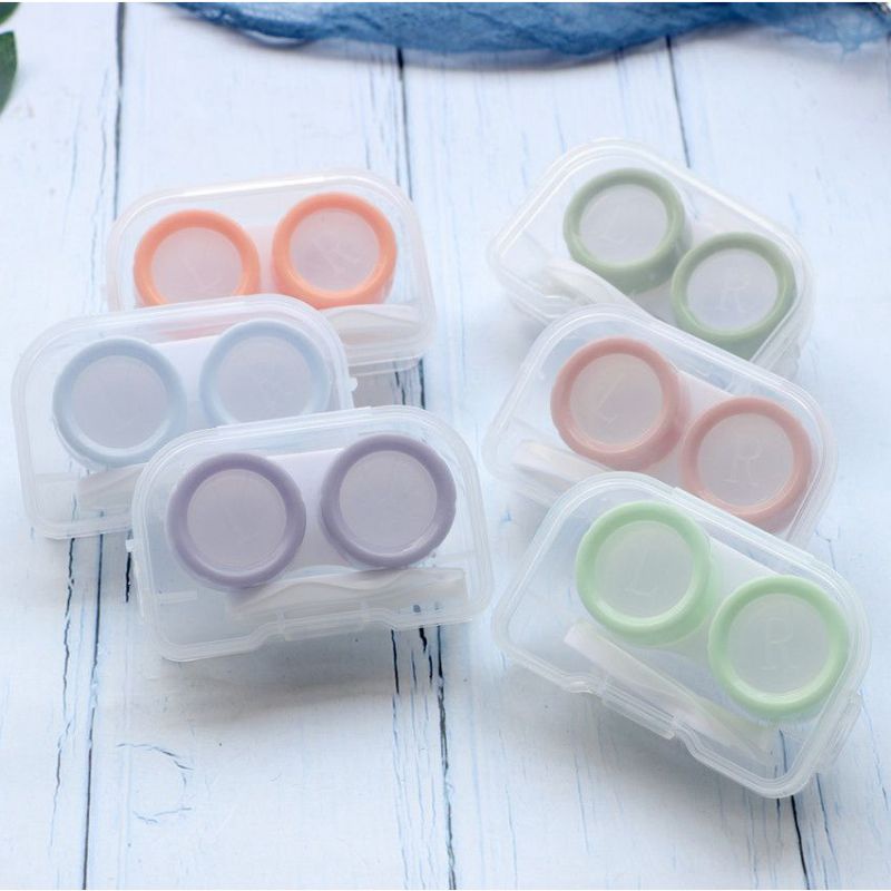 Tempat Softlens kecil isi 1 case / Travel kit Lenscase