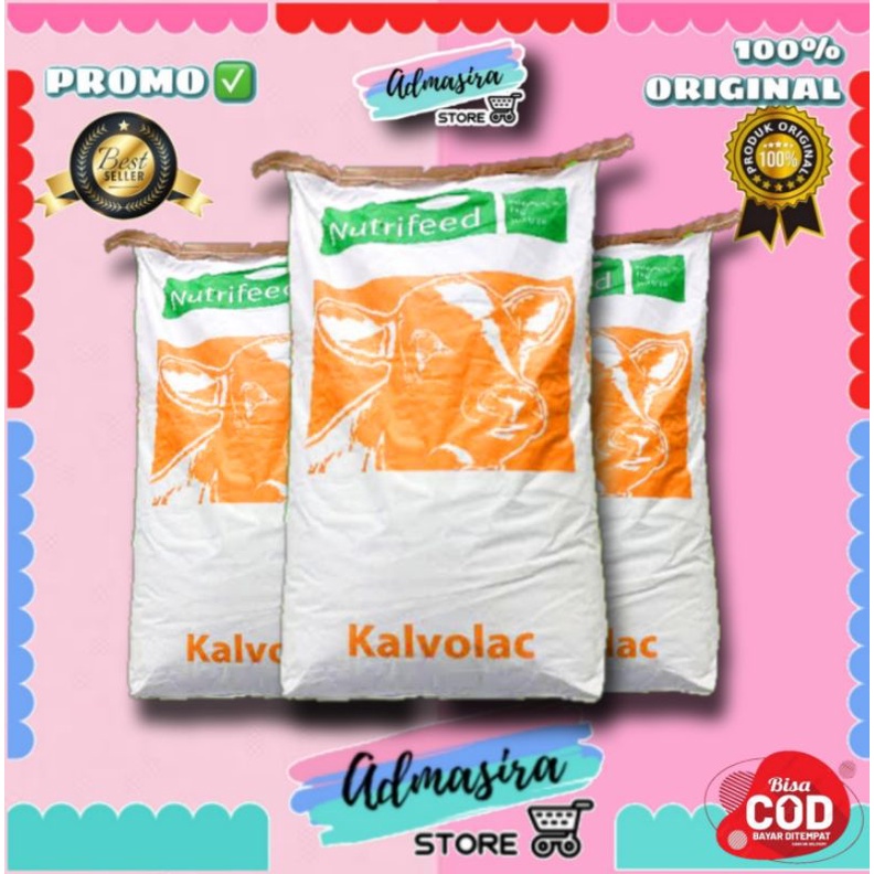 Jual Susu KALVOLAC Nutrifeed repack 500gr dan 1kg Susu pengganti induk ...