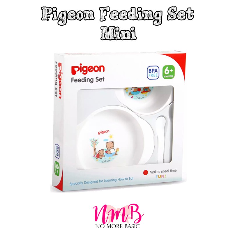 Pigeon Feeding Set Mini / Juice Feeder / Training Cup System - Set Makan Bayi