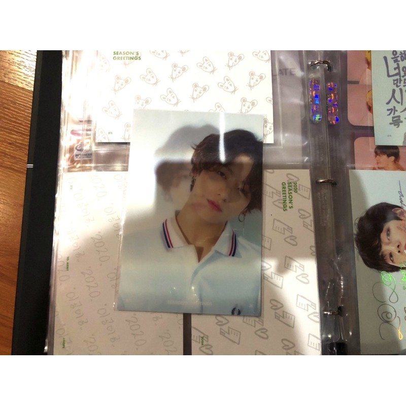 mini postcard jungkook BTS seasons greetings 2020 (BOOKED)