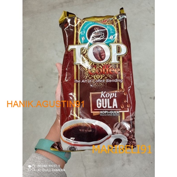 

TOP Kopi Gula 2 In 1 Pack 10X25GR / Kopi Bubuk Hitam Instan Top Kopi maribeli91