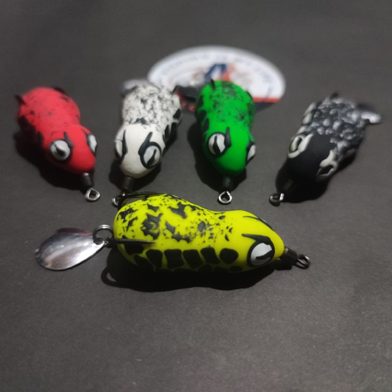 Soft frog 4cm ps lure I umpan casting ikan gabus dan toman