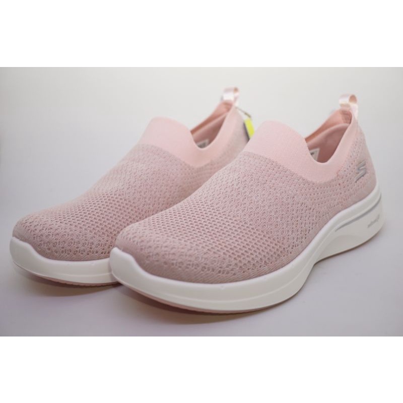 skechers 124458/LTPK skechers go walk steady zenith point LT pink agak kuning karet sblh kanan