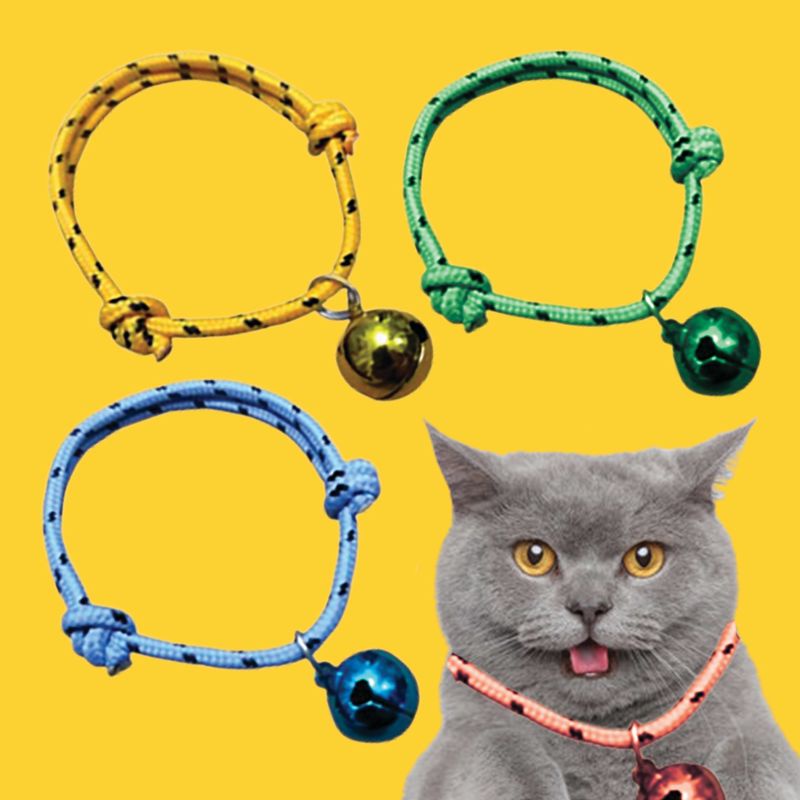 PRUSIK LONCENG - Kalung Kucing Kalung Lonceng Kucing Aksesoris Kucing Fashion Kucing Penanda Kucing