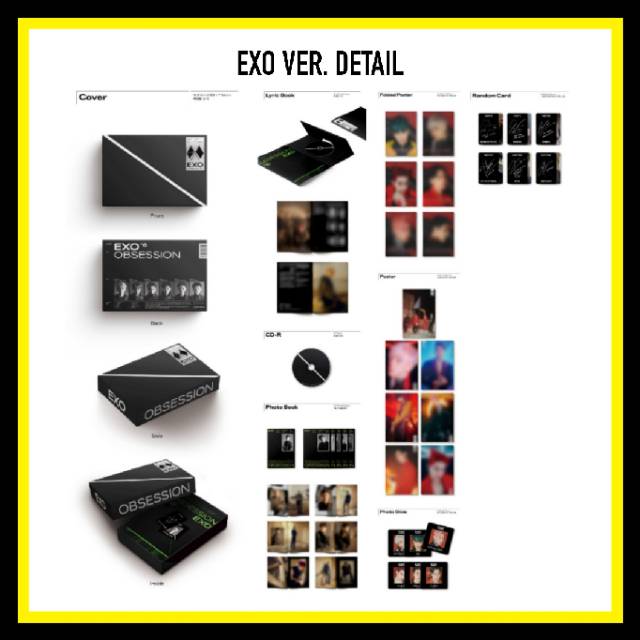Pelunasan Unsealed Exo Vol 6 Album Obsession Poster Shopee Indonesia
