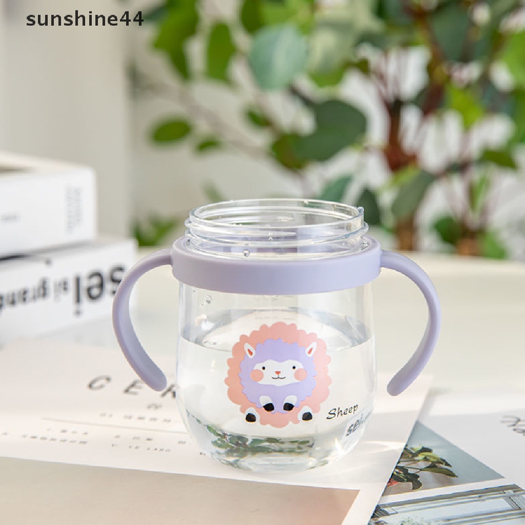 Sunshine Botol Minum Bayi Dengan Sedotan + Pegangan