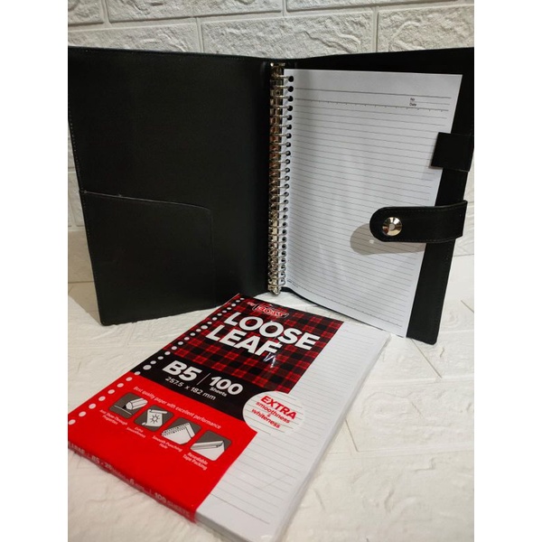 

Binder Kulit B5 Plus isi 100 Lembar