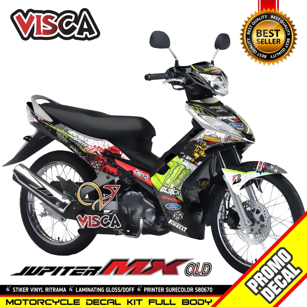 Decal Jupiter Mx Old Full Body Stiker Jupiter Mx Old Variasi Full Body Dekal Jupiter Mx Old Striping