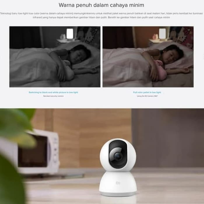 Xiaomi Mi Home Smart Camera 360 CCTV 1080P Garansi Resmi