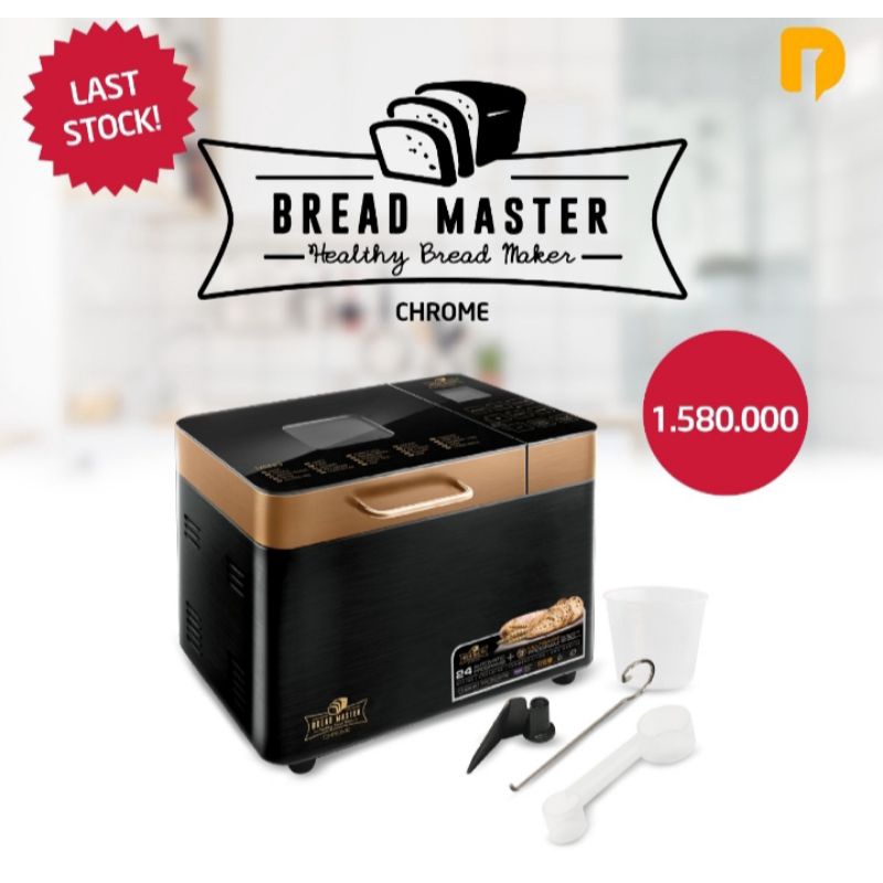 Neozen Bread Master Chrome - Bread Maker - Bread Master Alat Masak Roti